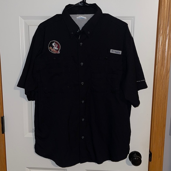 Columbia PFG Florida State Seminoles shirt sz M - Picture 2 of 9